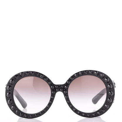 Prada Crystal Baroque Sunglasses SPR 31P Black 2 of 8