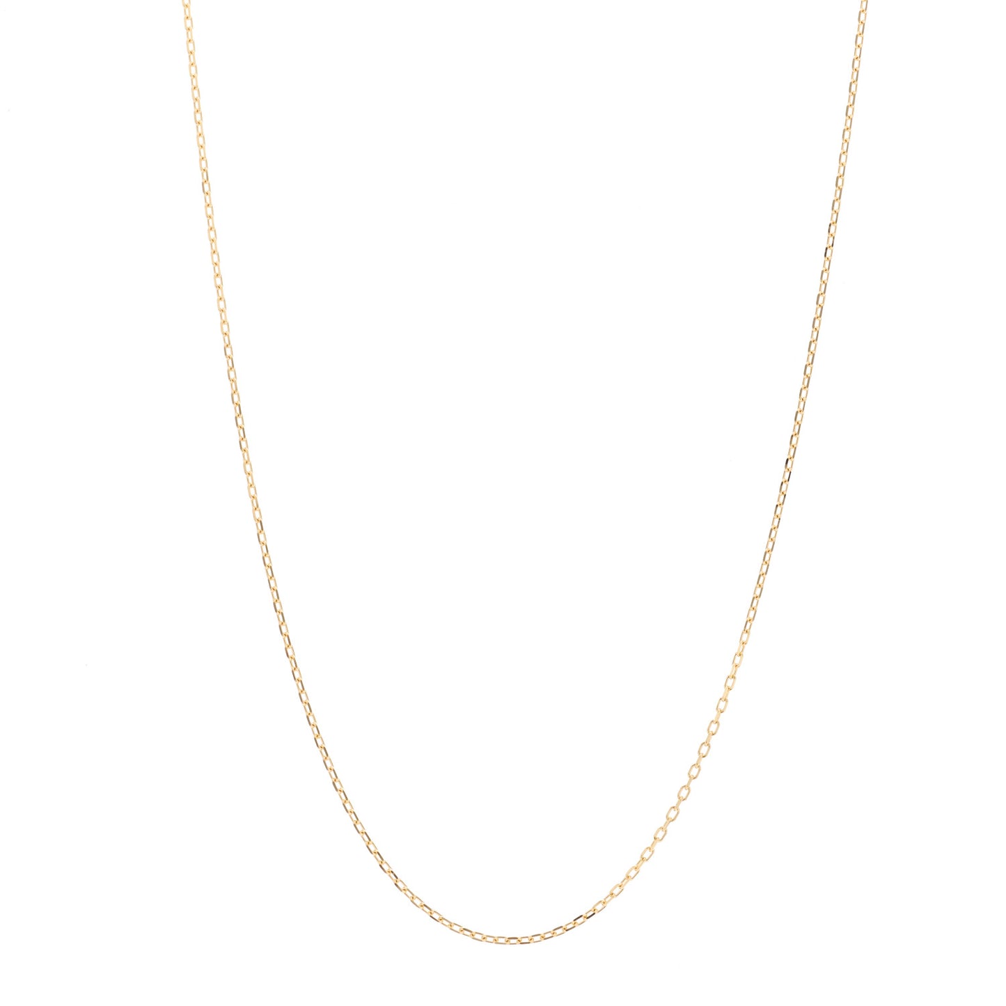 18K Yellow Gold Chain Necklace