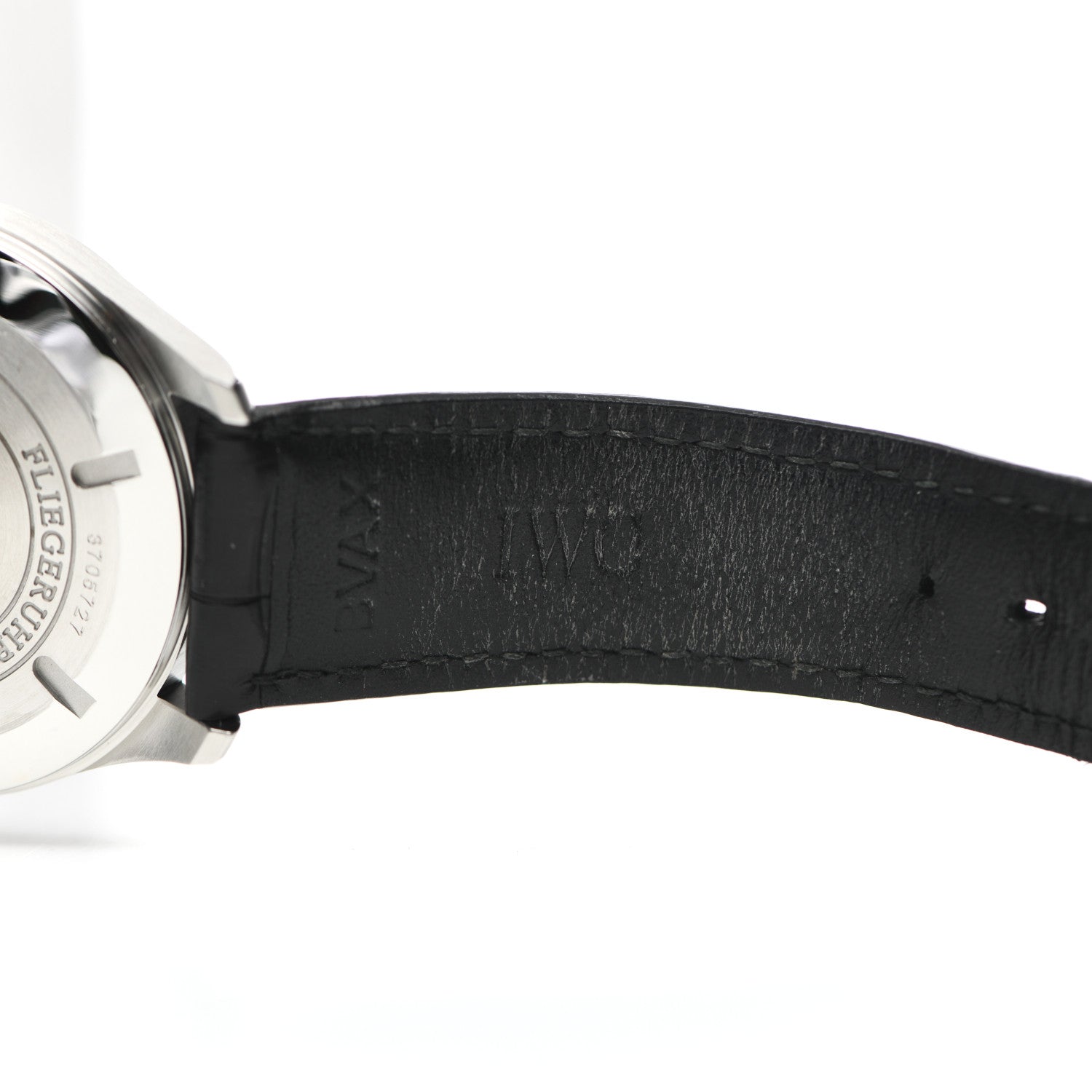 IWC Stainless Steel Alligator 39mm Pilot Mark XVI Automatic Watch Black IW325501 6 of 7