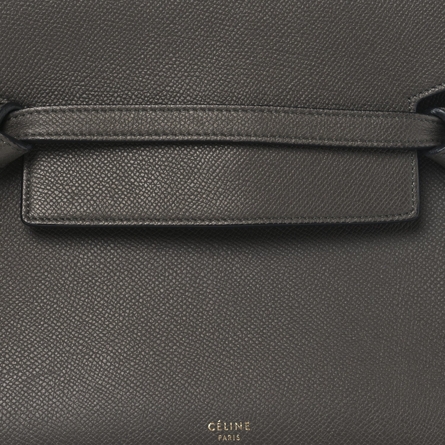 Celine Grained Calfskin Micro Belt Bag Grey 8 of 13