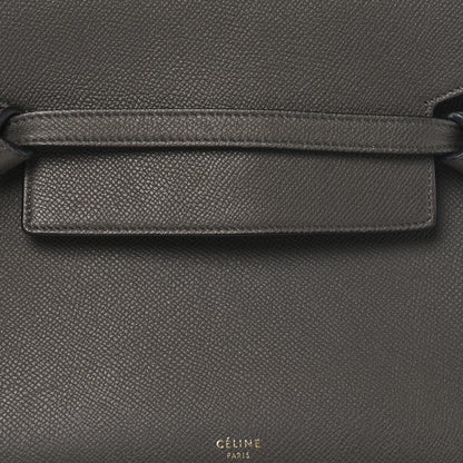 Celine Grained Calfskin Micro Belt Bag Grey 8 of 13