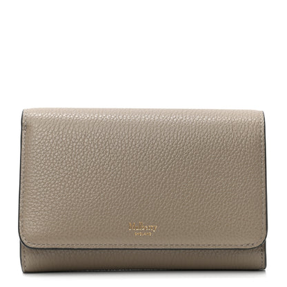 Mulberry Small Classic Grain Medium Continental French Wallet Solid Grey 1 of 7