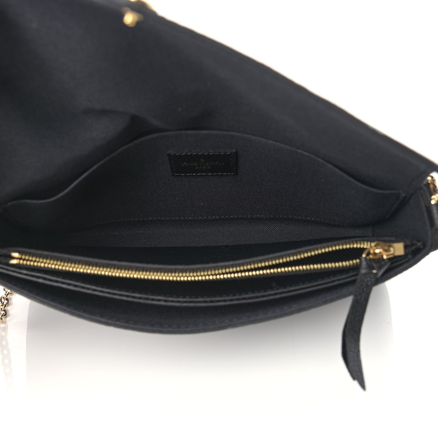 Empreinte Pochette Felicie Chain Wallet Black