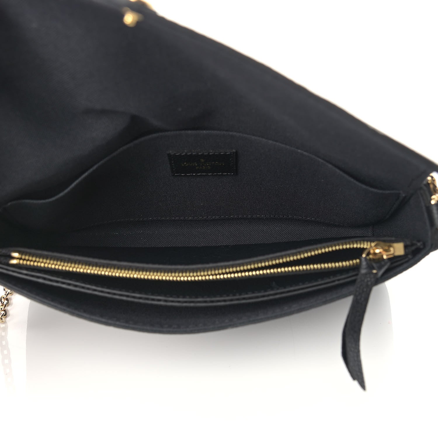 Louis Vuitton Empreinte Pochette Felicie Chain Wallet Black 8 of 10