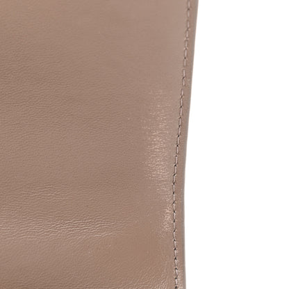 Balenciaga Shiny Calfskin Crocodile Embossed Small Hourglass Top Handle Bag Mink Grey 10 of 11