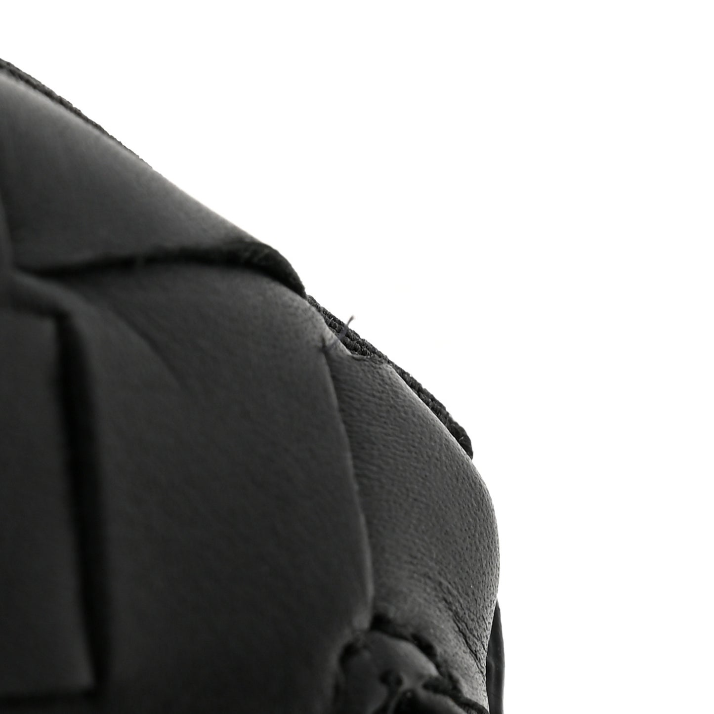 Nappa Intrecciato Wrist Pouch Black