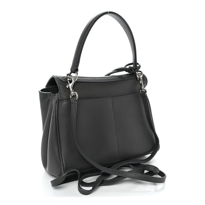 Balenciaga Natural Smooth Calfskin Mini Rodeo Top Handle Handbag Grey 3 of 11