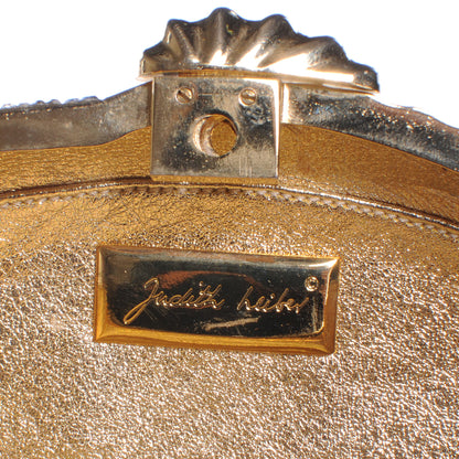 Judith Leiber Crystal Koi Fish Minaudiere Clutch Gold 6 of 6