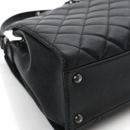 Chanel Caviar Quilted Small CC Bucket Bag Black 11 of 13