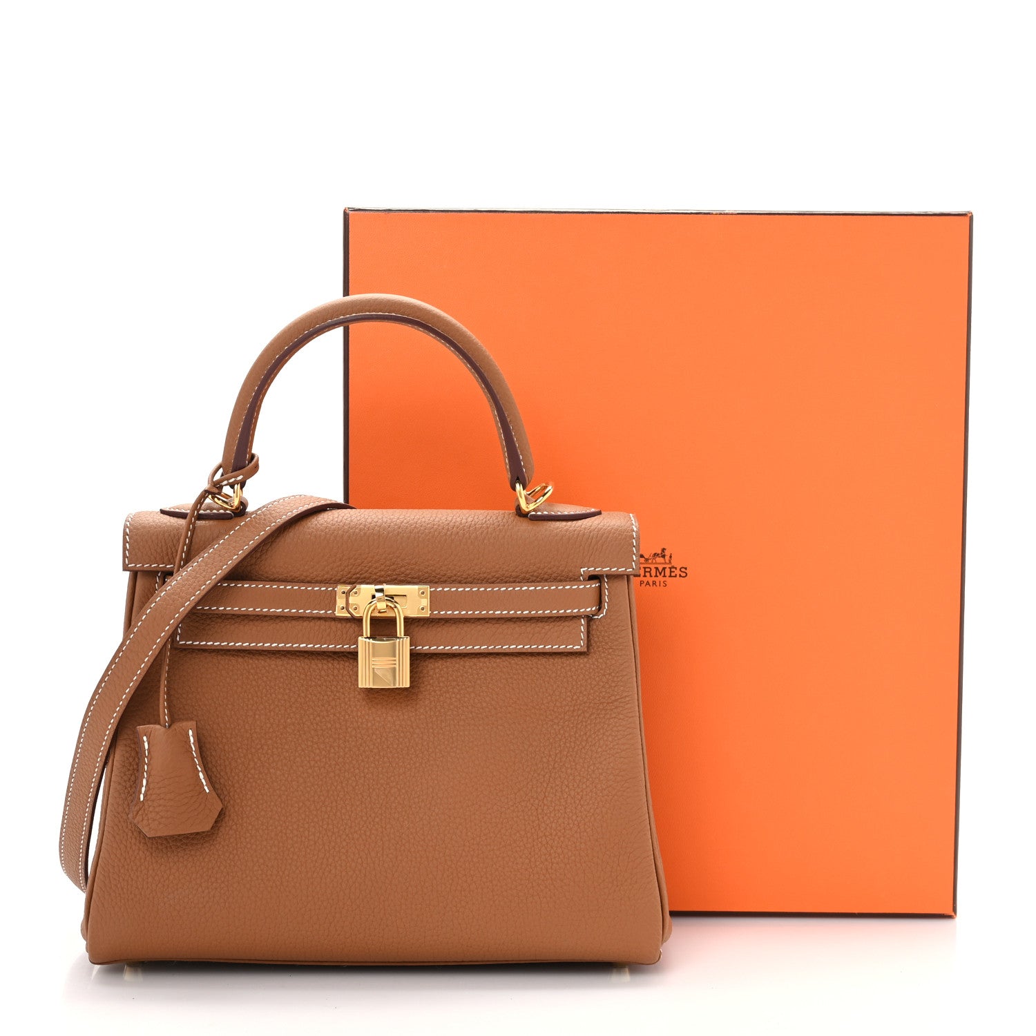 Hermes Togo Kelly Retourne 25 Gold 10 of 10