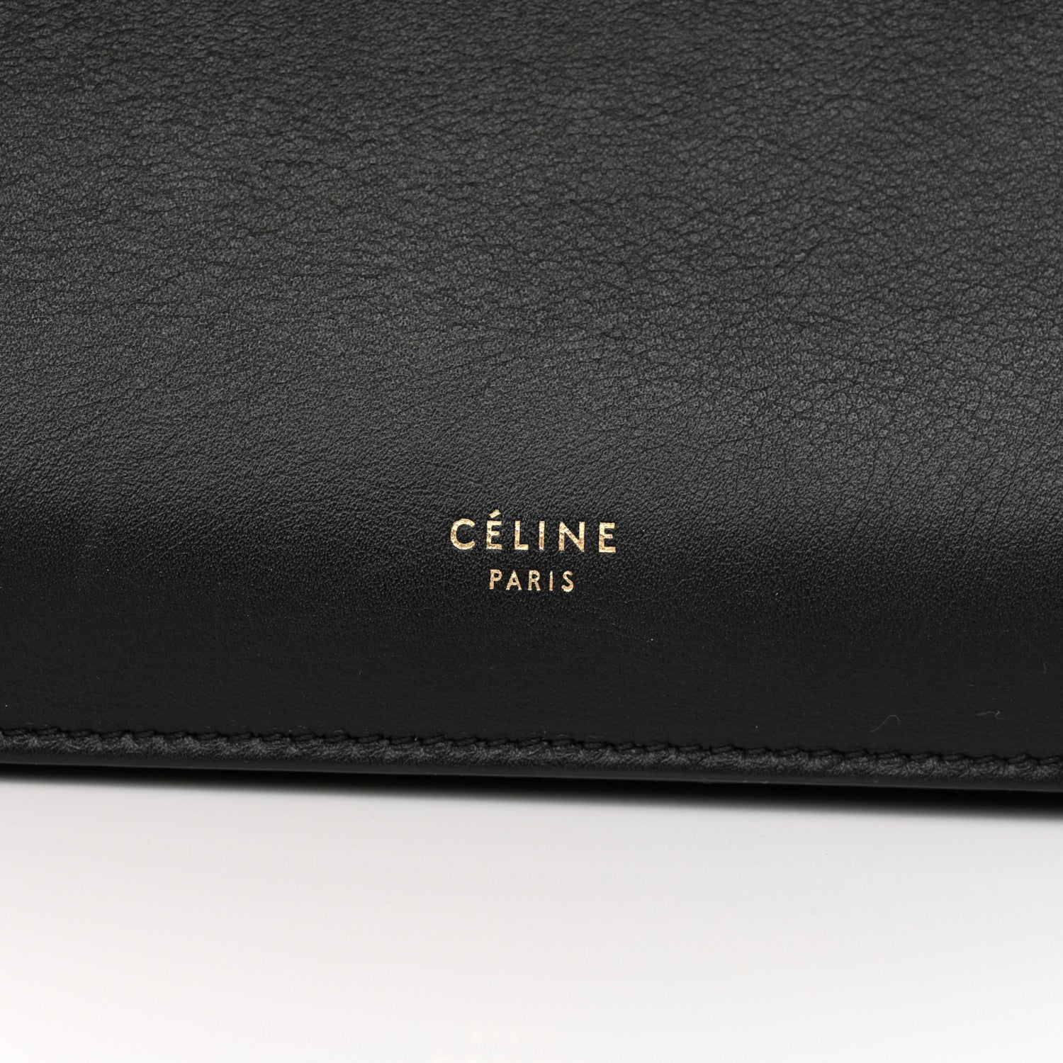 Celine Smooth Calfskin Mini Clasp Bag Black 7 of 12