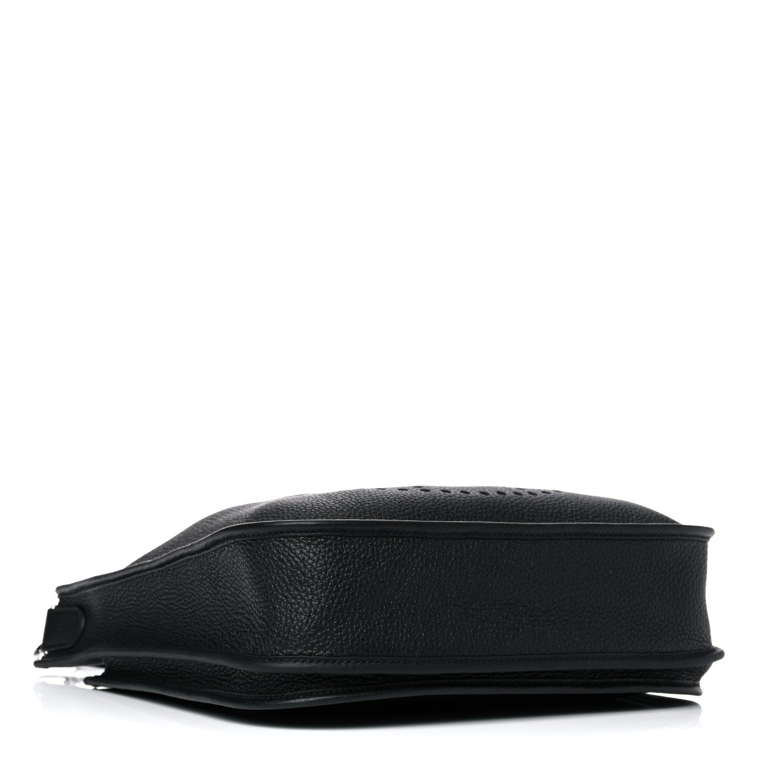 Hermes Taurillon Clemence Amazone Evelyne III PM Black White 4 of 11
