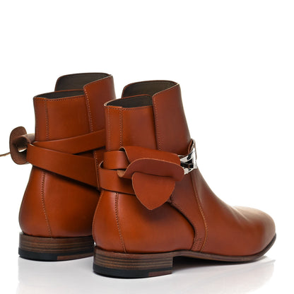 Hermes Calfskin Neo Low Boots 37.5 Naturel 3 of 6