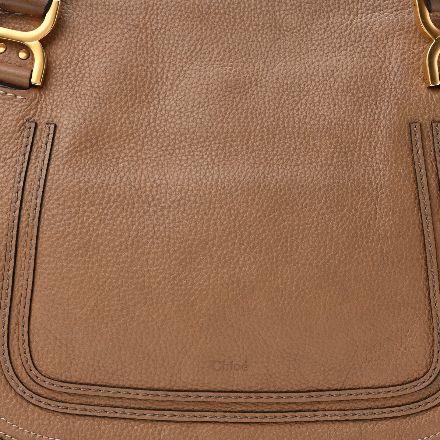 Calfskin Large Marcie Satchel Nut