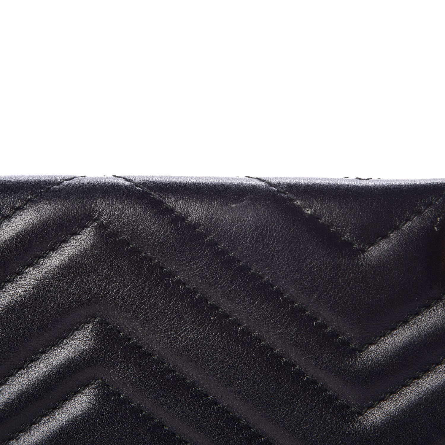 Gucci Calfskin Matelasse Small GG Marmont Shoulder Bag Black 8 of 18