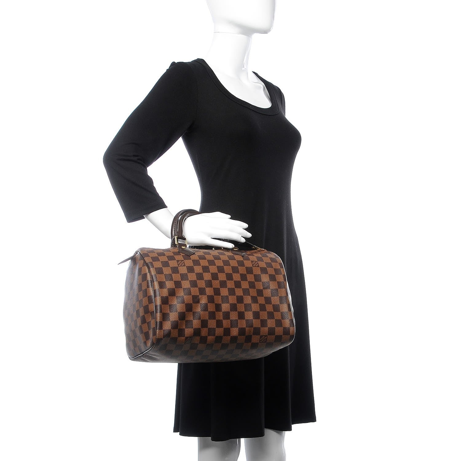 Louis Vuitton Damier Ebene Speedy 30 2 of 10