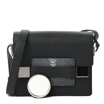 Delvaux Taurillon Stingray Mini Madame Crossbody Black 1 of 9