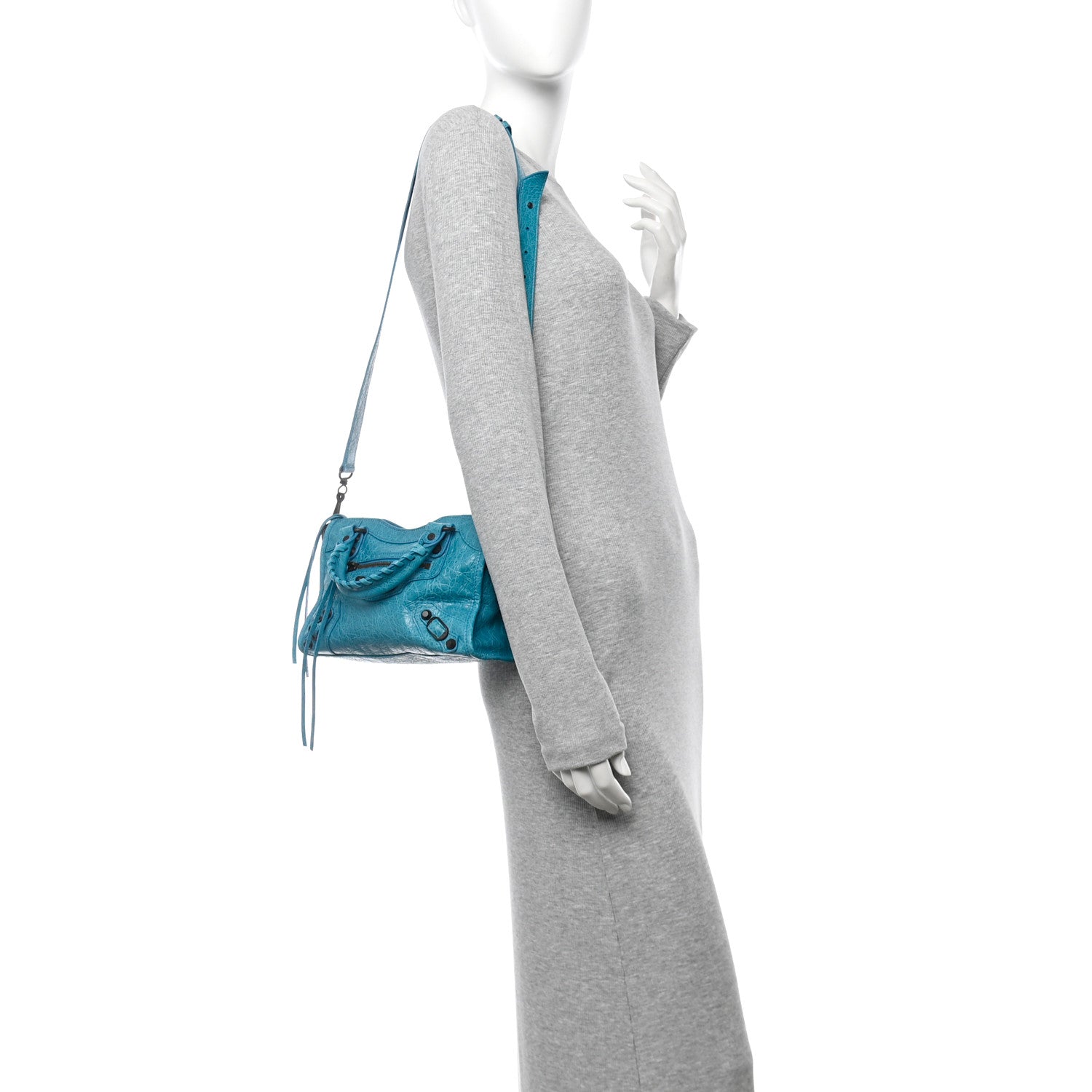 Balenciaga Arena Storico Classic Hardware Le City Mini Turquoise 2 of 10