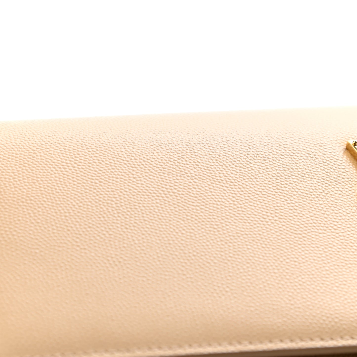 Grain De Poudre Classic Monogram Cassandre Clutch Nude