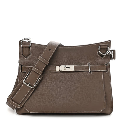 Hermes Taurillon Clemence Jypsiere 34 Etoupe 1 of 12