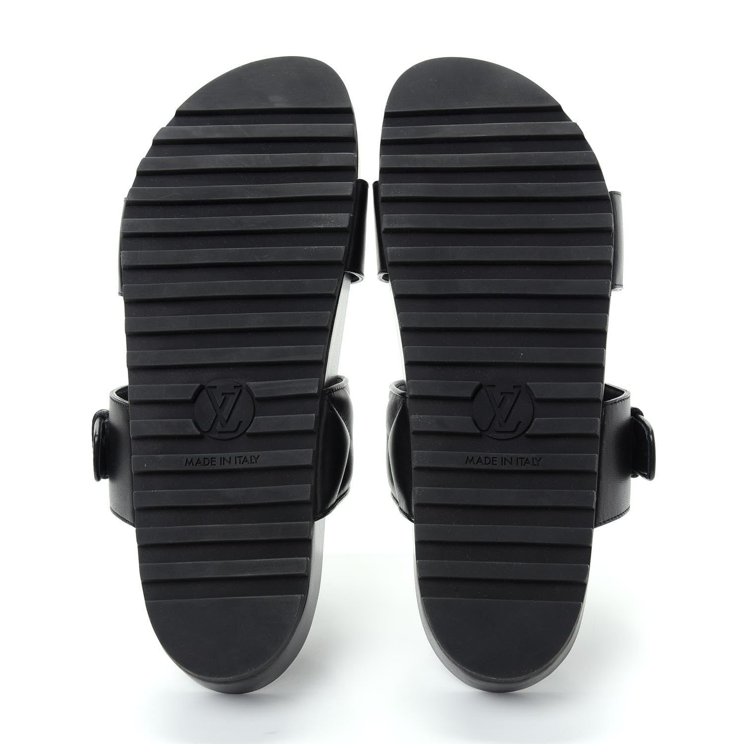 Louis Vuitton Calfskin New Wave Bom Dia Flat Mule 39 Black 6 of 10