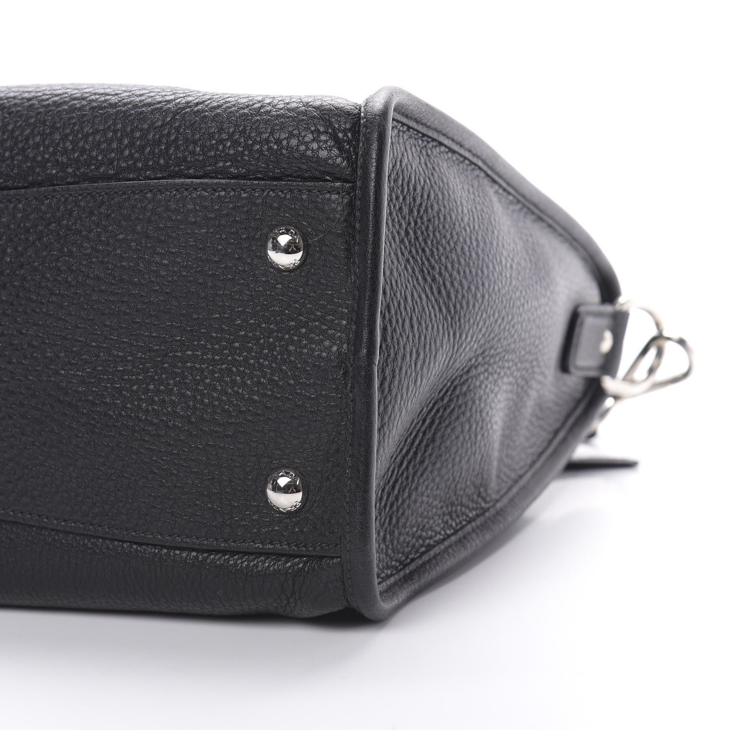Prada Vitello Daino Shopping Satchel Black 11 of 12