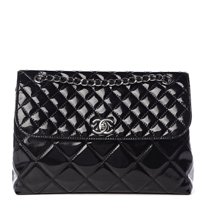 Chanel Vinyl Quilted In the Business Flap Bag Black 1 of 15