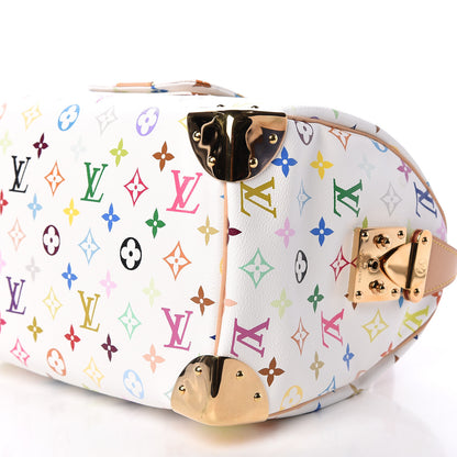 Louis Vuitton Monogram Multicolor Speedy 30 White 9 of 10