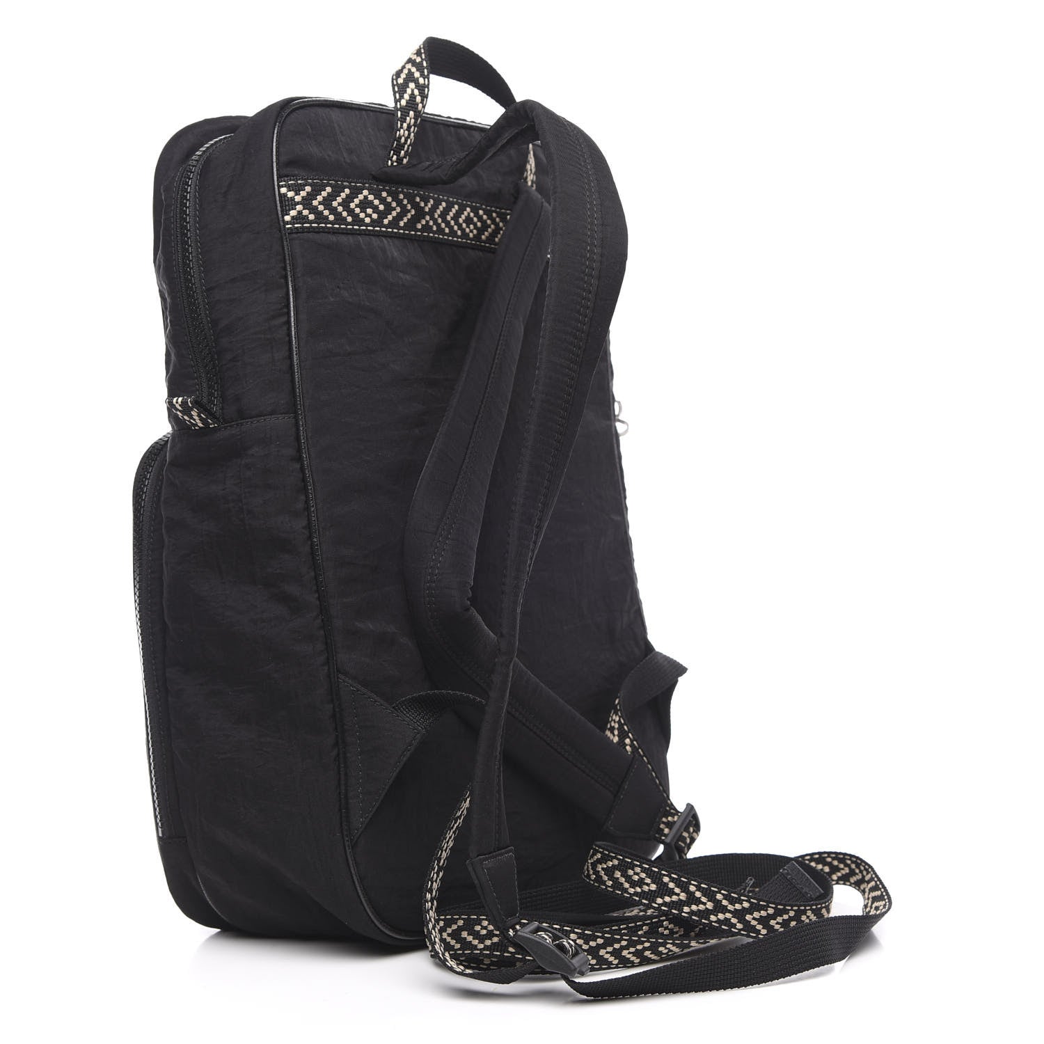 Gucci Nylon Twill 80s Logo Patch Backpack Black 2 of 9