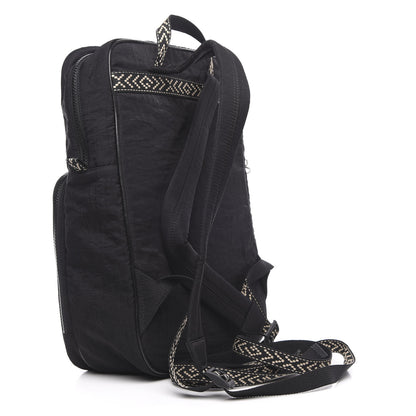 Gucci Nylon Twill 80s Logo Patch Backpack Black 2 of 9