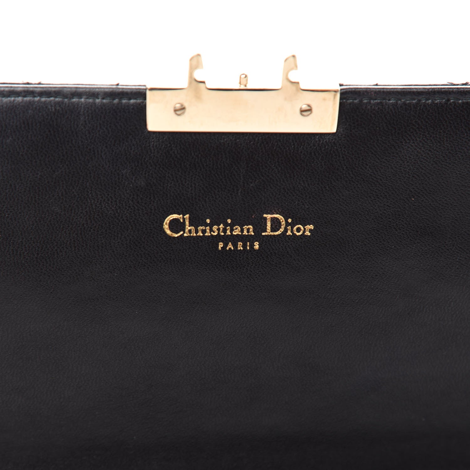 Christian Dior Lambskin Cannage Miss Dior Promenade Pouch Black 7 of 12