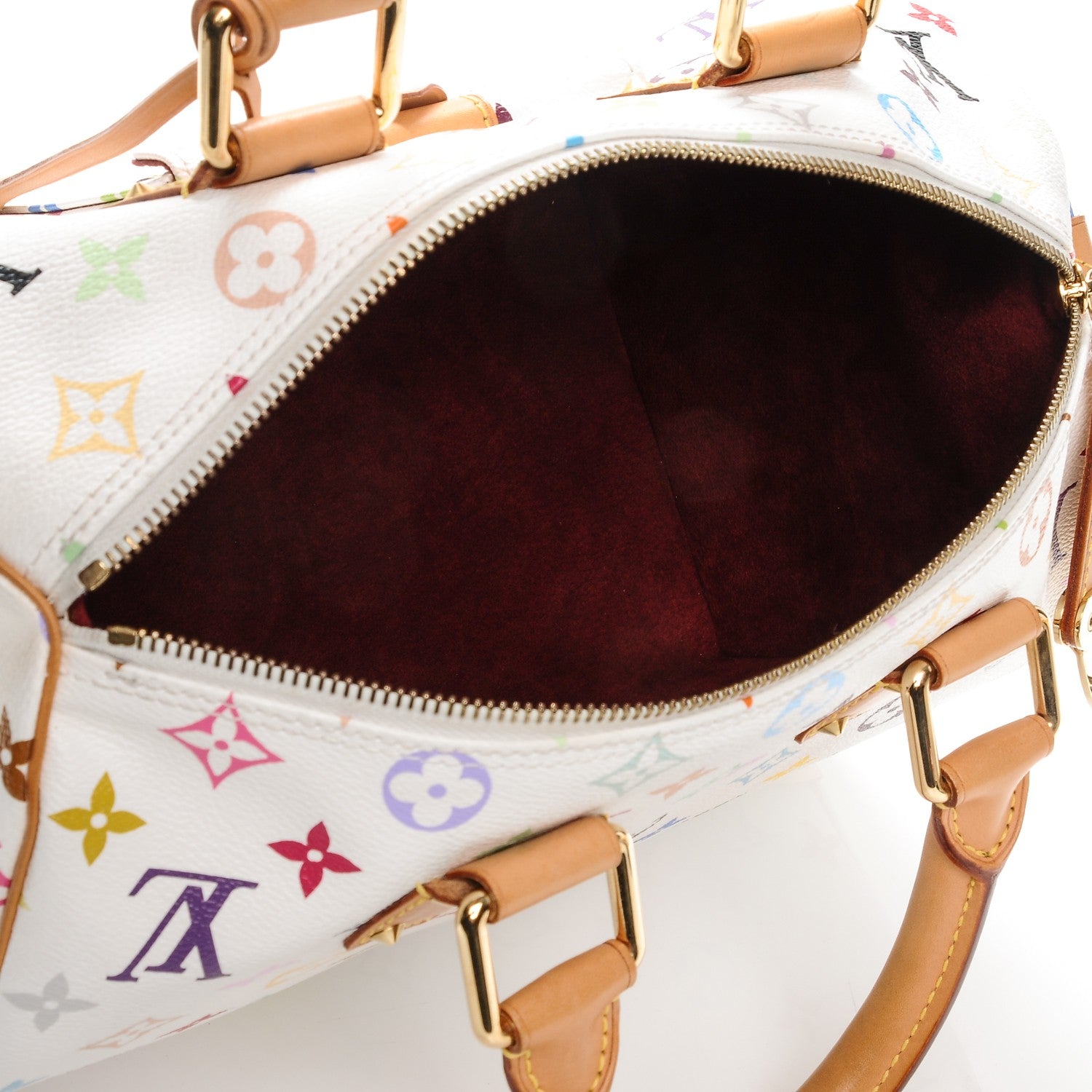Louis Vuitton Monogram Multicolor Speedy 30 White 7 of 7