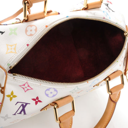 Louis Vuitton Monogram Multicolor Speedy 30 White 7 of 7