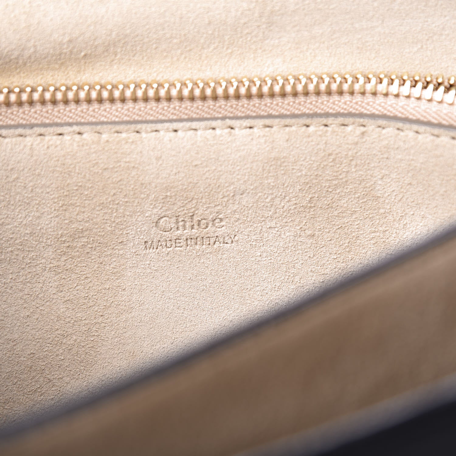Chloe Suede Calfskin Medium Faye Shoulder Bag Black 7 of 9