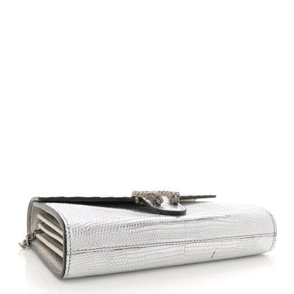 Gucci Lizard Mini Dionysus Chain Wallet Silver 4 of 12