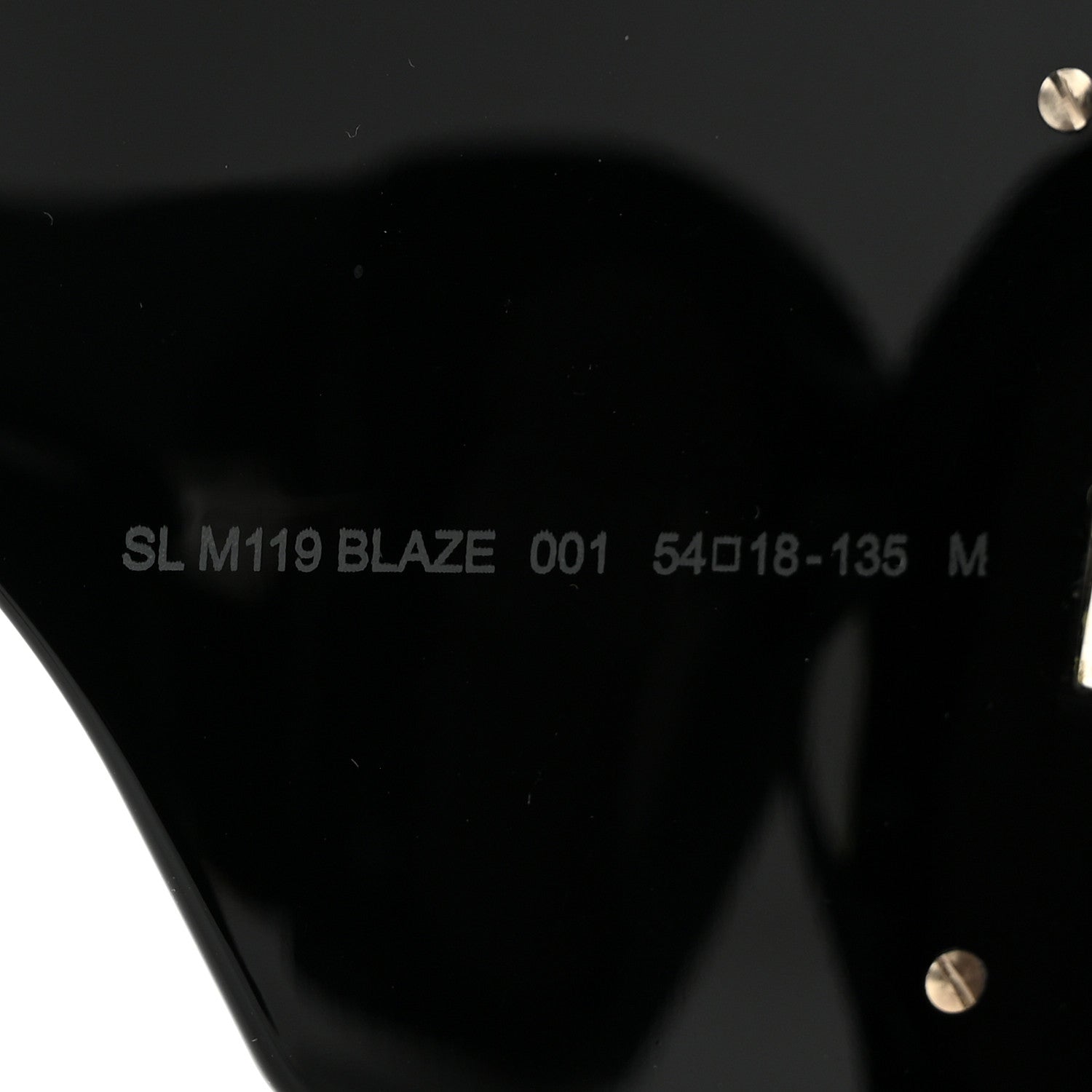 Saint Laurent Acetate Blaze Sunglasses SL M119 Black 7 of 9