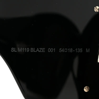 Saint Laurent Acetate Blaze Sunglasses SL M119 Black 7 of 9