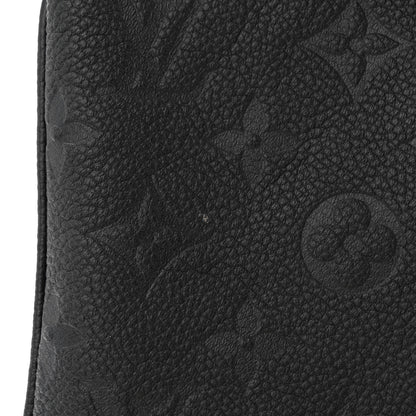 Louis Vuitton Empreinte Double Zip Pochette Black 2 of 13