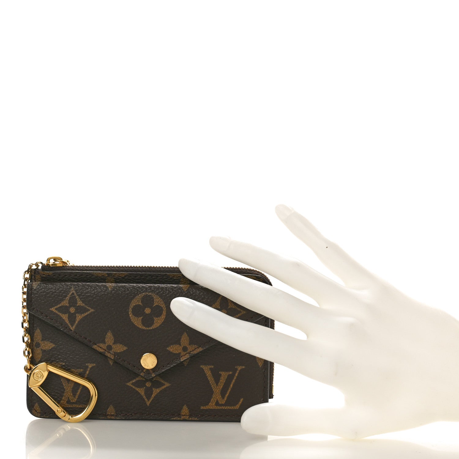 Louis Vuitton Monogram Recto Verso Card Holder Black 2 of 8