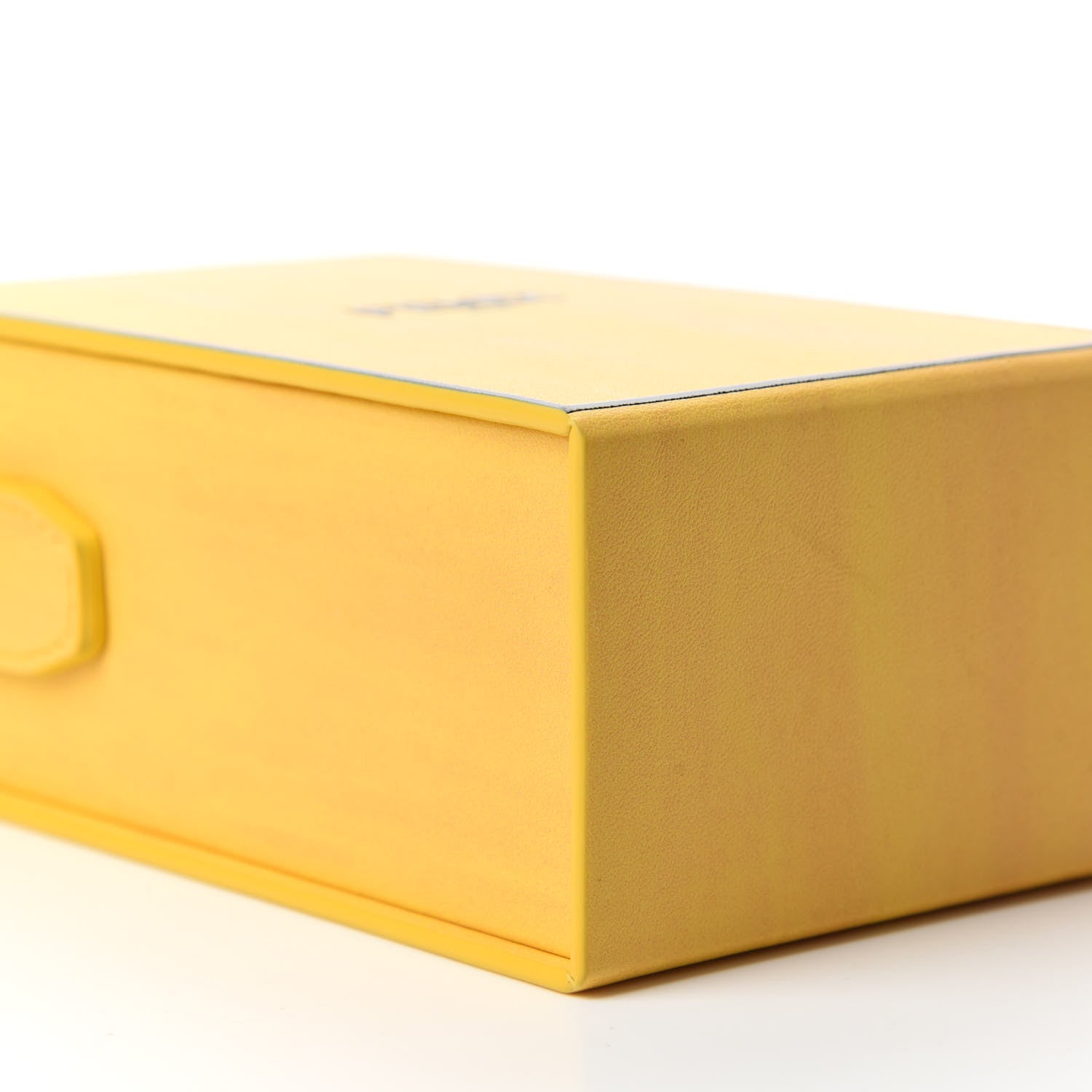 Fendi Vitello Fluffy Logo Vertical Box Yellow Box Black 6 of 11