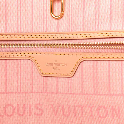 Louis Vuitton Damier Azur Neo Neverfull GM Rose Ballerine 7 of 14