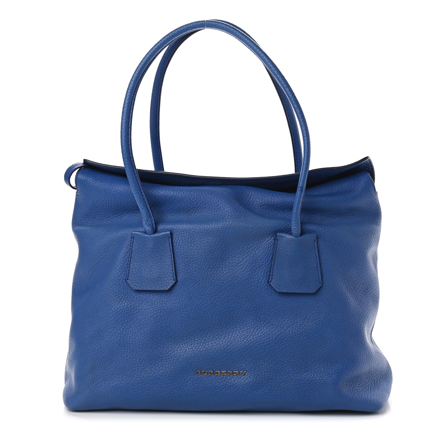 Grainy Calfskin Medium Baynard Tote Brilliant Blue