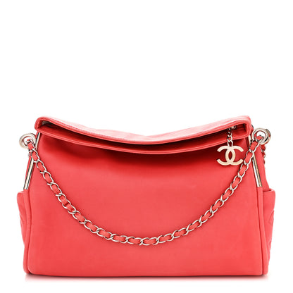 Chanel Lambskin Medium Ultimate Soft Tote Red 1 of 12