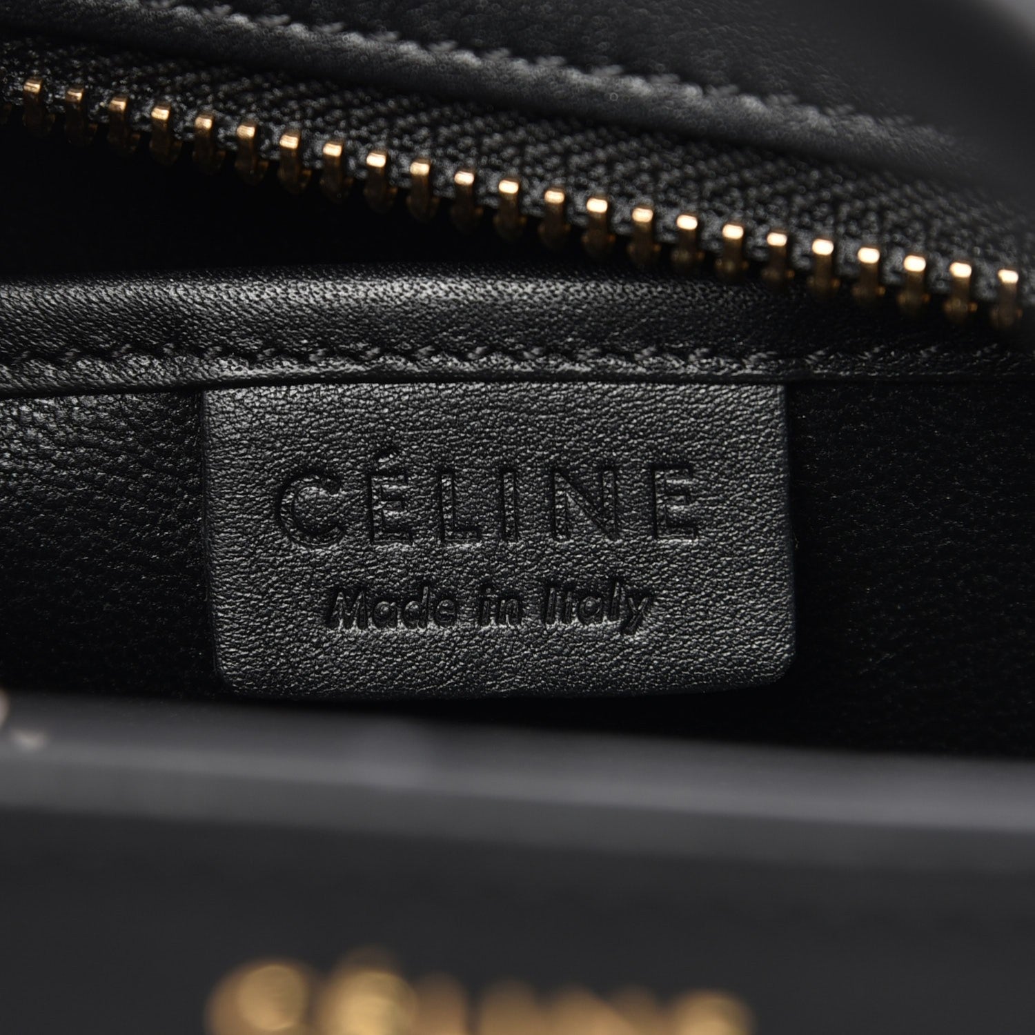 Celine Smooth Calfskin Nano Luggage Black 8 of 8