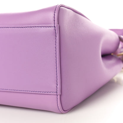 Fendi Nappa Stacked Bar Mini Peekaboo Iconic Satchel Violetta 9 of 10