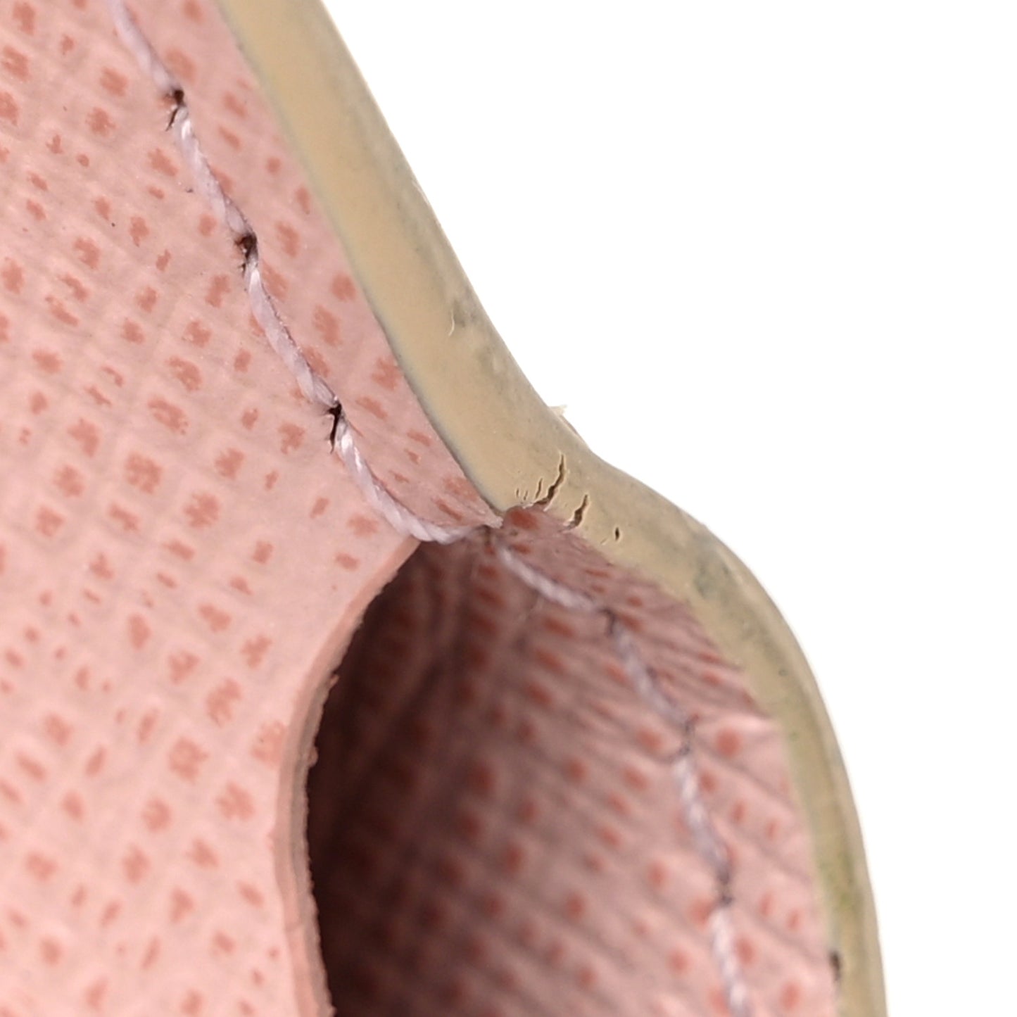 LOUIS VUITTON Damier Azur Victorine Wallet Rose Ballerine