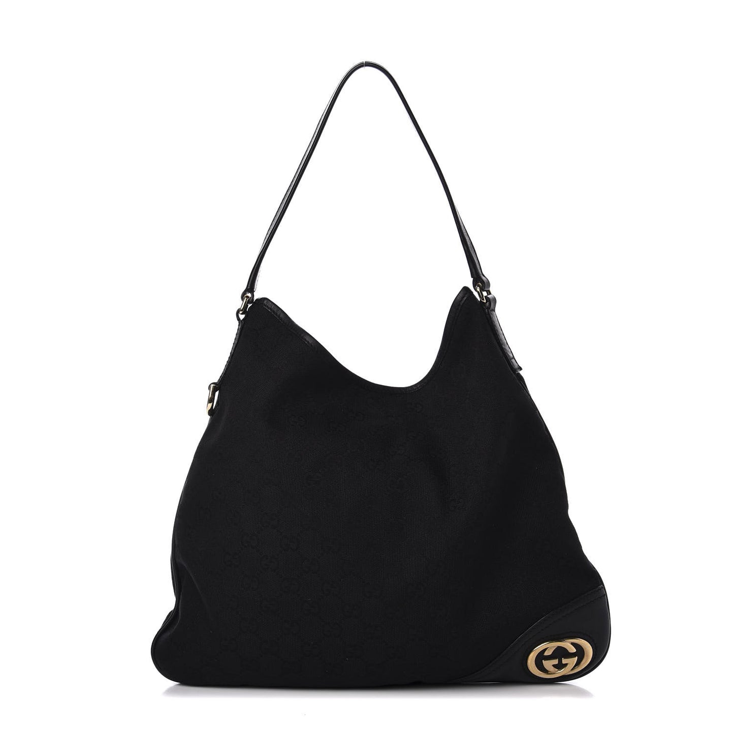 Monogram Medium New Britt Hobo Black