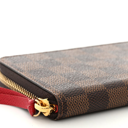 Louis Vuitton Damier Ebene Clemence Wallet Cherry 9 of 12