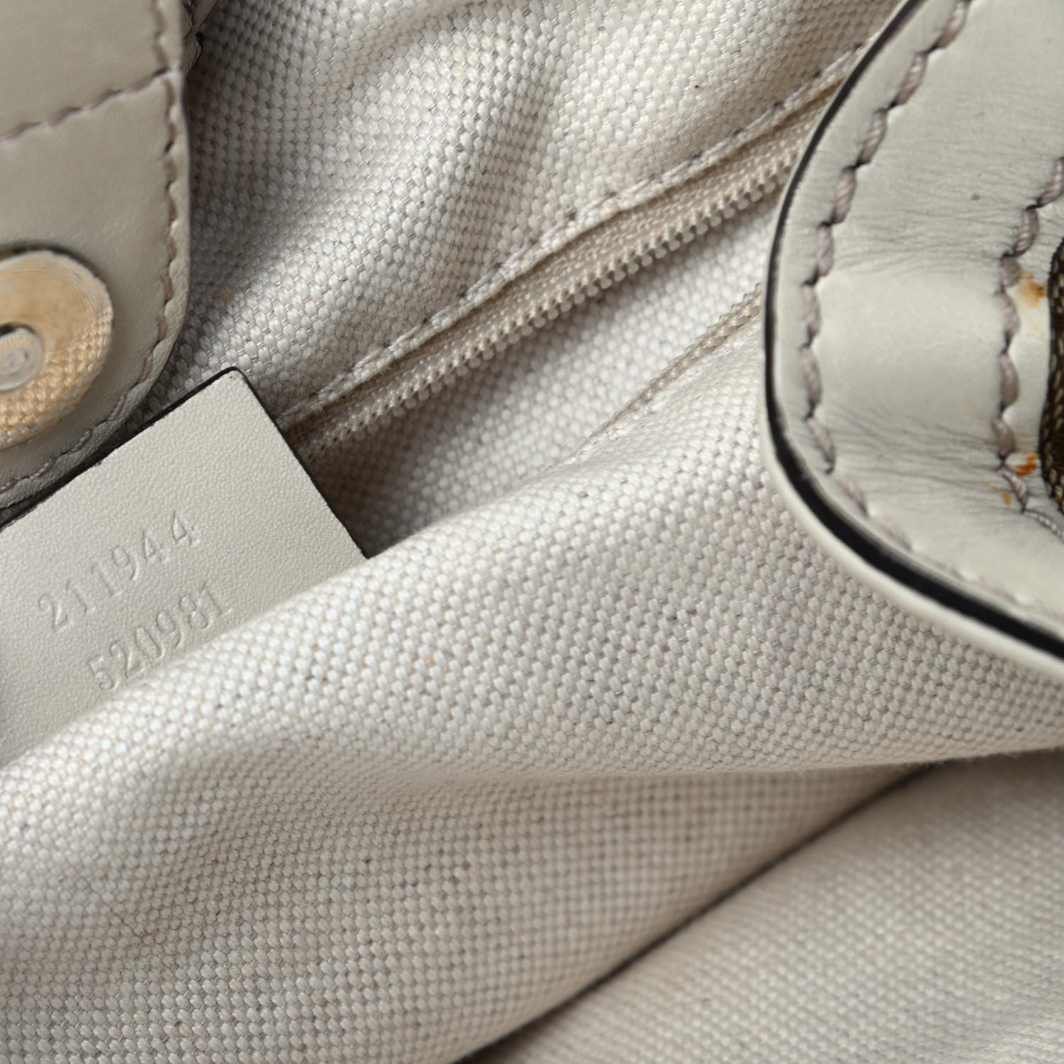 Gucci Monogram Medium Sukey Tote Off White 9 of 10