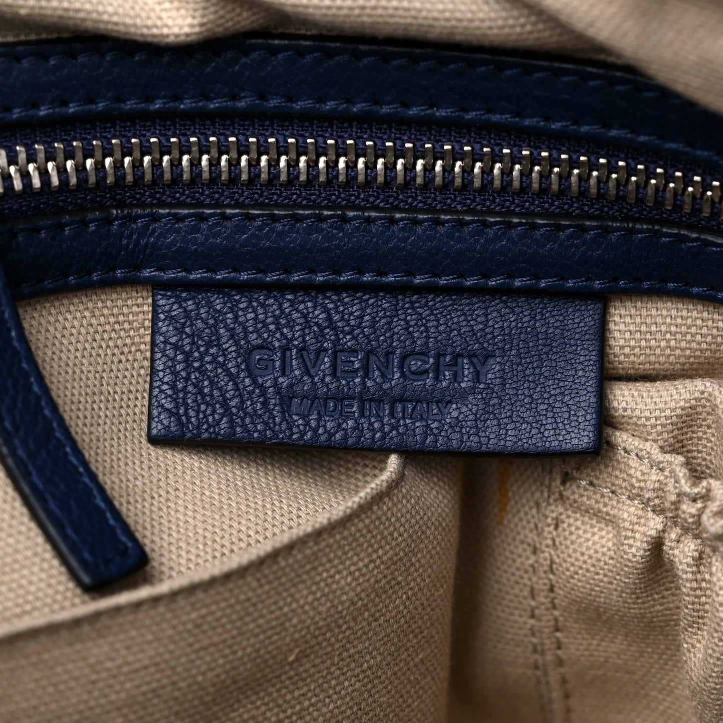 Sugar Goatskin Medium Pandora Navy